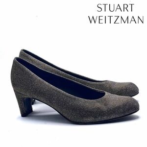 Women's Stuart Weitzman Heels Silver Size 7.5